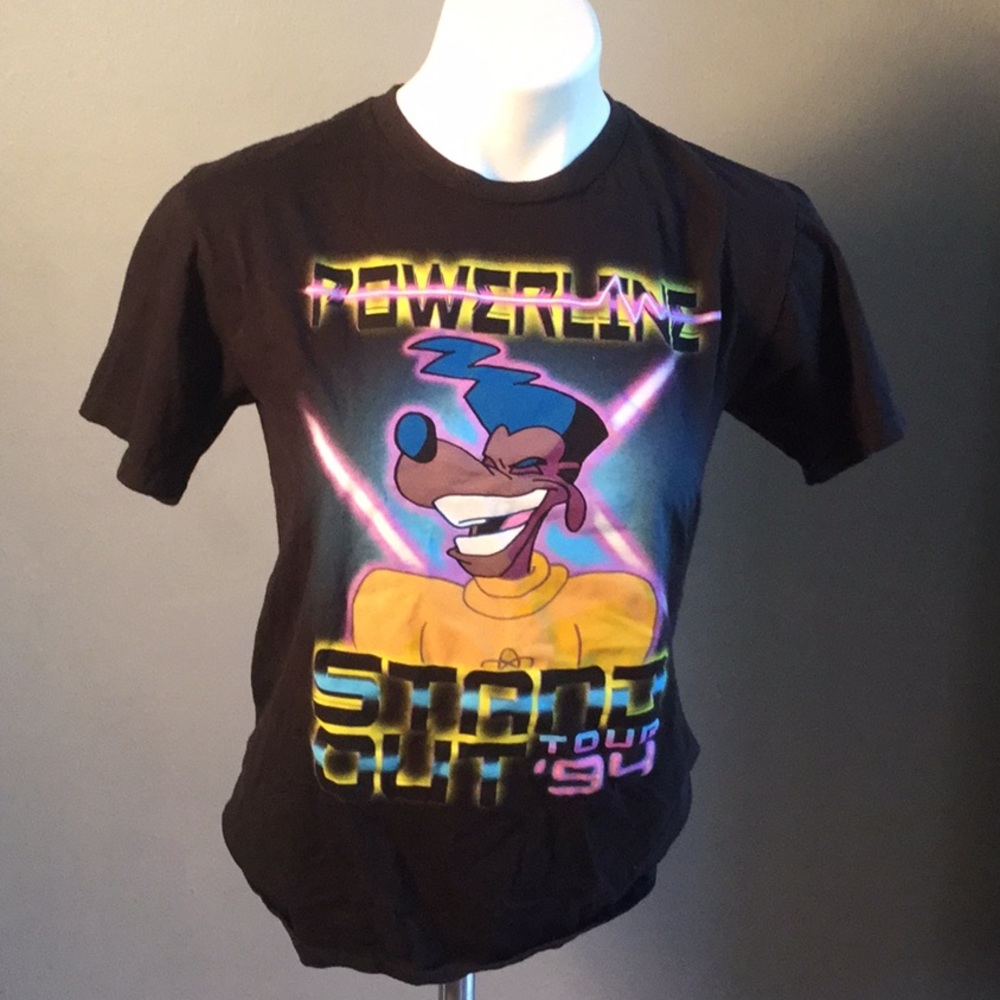 Disney Vintage POWERLINE Tour t shirt size S